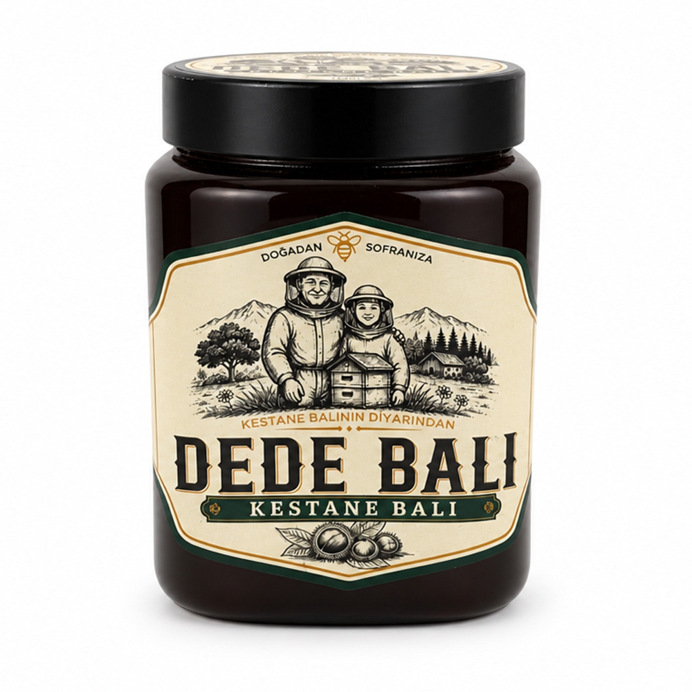 Dede Balı Kestane Balı 1000 gr